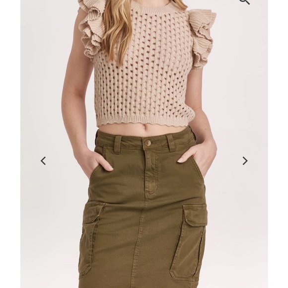 Another Love Dresses & Skirts - Women's size 12 Another Love Khaki Skirt summer work, casual skirt
